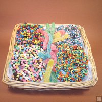 Assorted Pretzels with Sour Worms
