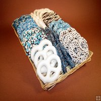 Assorted Pretzels and Pretzel Sticks-Blue