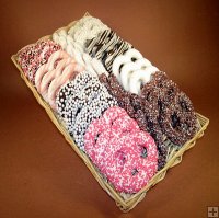 Assorted Pretzels and Pretzel Sticks-Pink